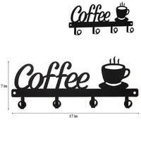 Coffee Mug Holder Wall Mounted Coffee Bar Decor Sign Coffee Cup Rack Hanging